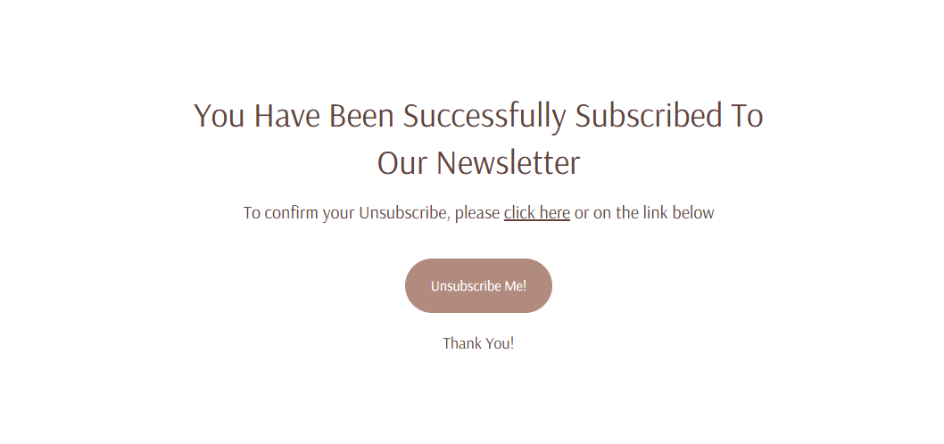 Successful Subscription  Accountable