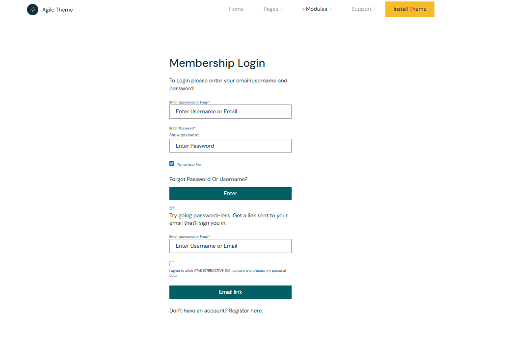membership-login