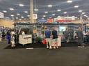 Wide shot of the Nova Polymers Booth at ISA Sign Expo 2019 designed by ATAK