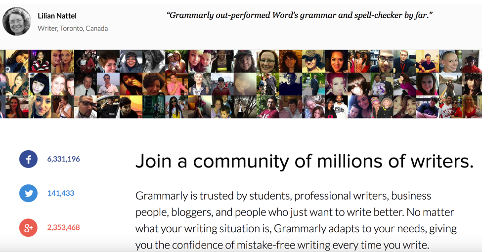 community of million of writers