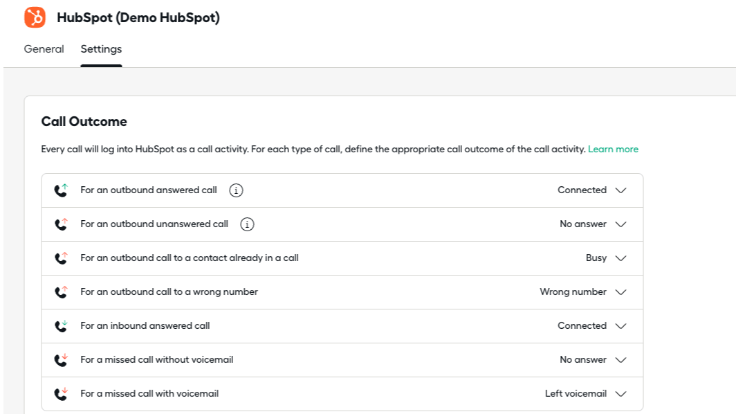 HubSpot Call Integration