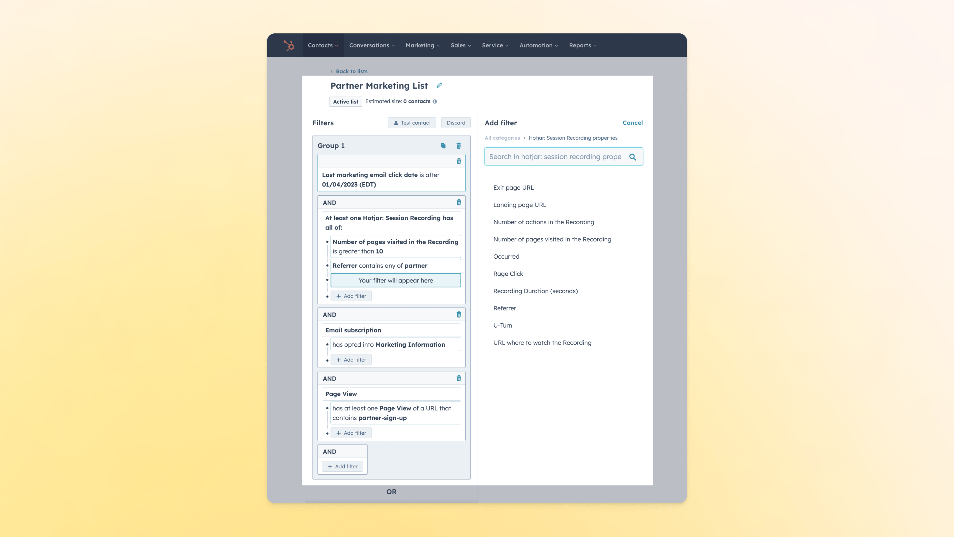 HubSpot Hotjar Integration