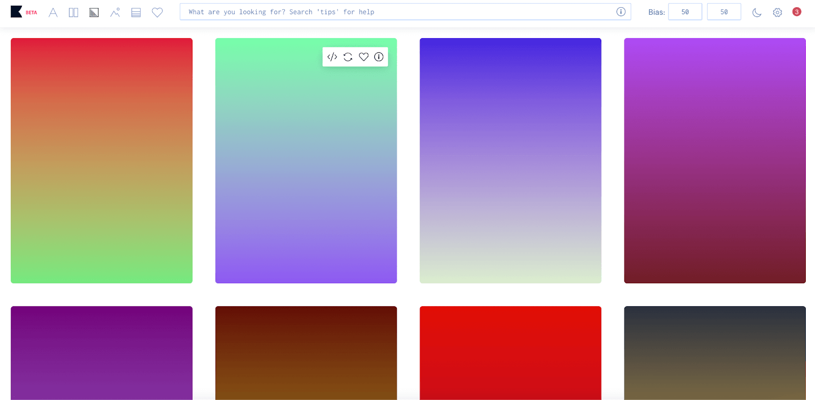 AI generated gradients