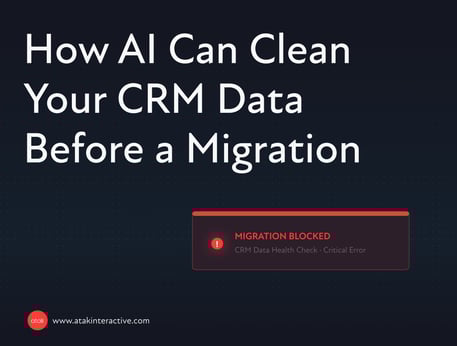 How AI Can Clean Your CRM Data Before a Migration
