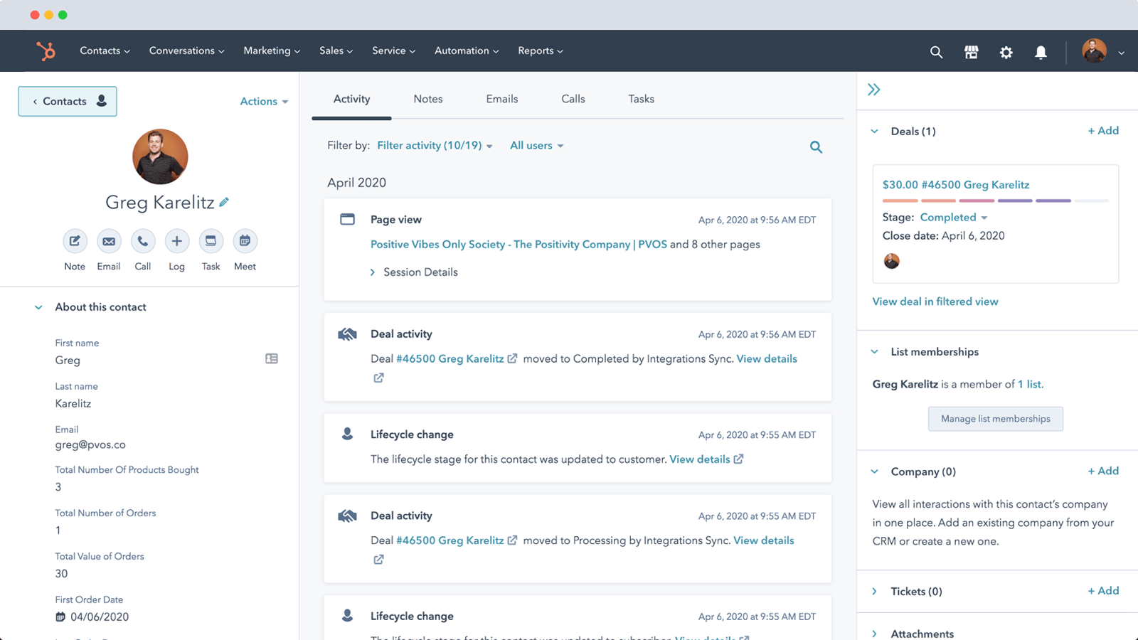 HubSpot and WooCommerce Integration