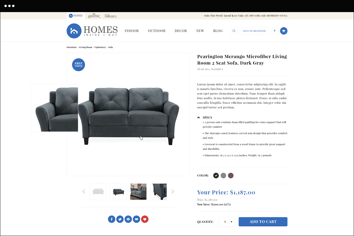 Product Details Page