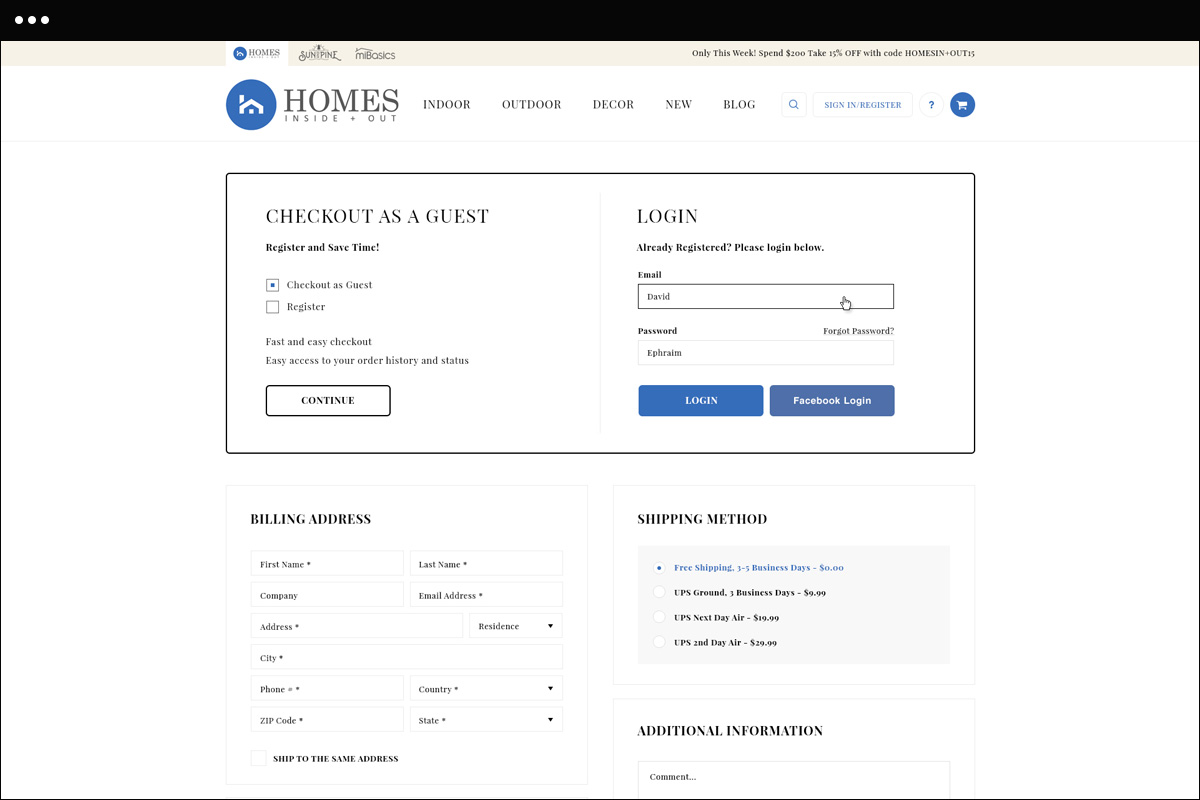 Custom Checkout