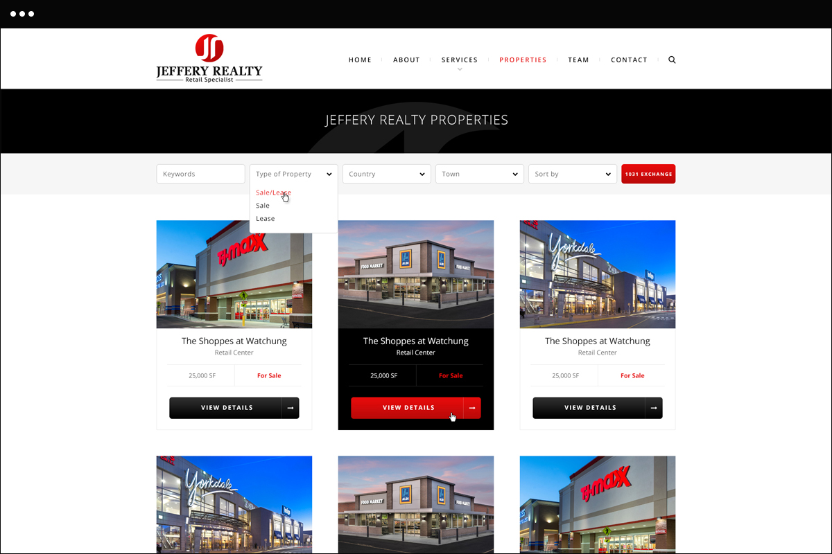 Properties Page Design