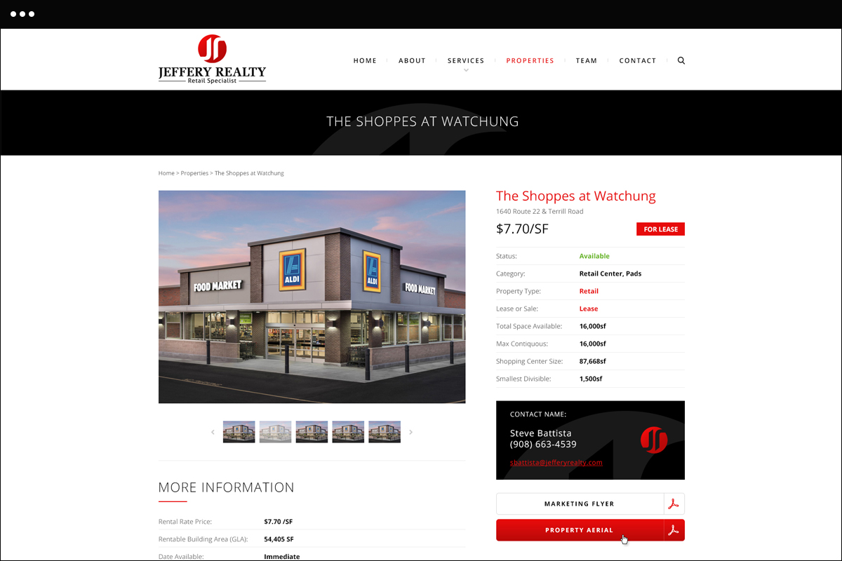 Properties Detail Page Design