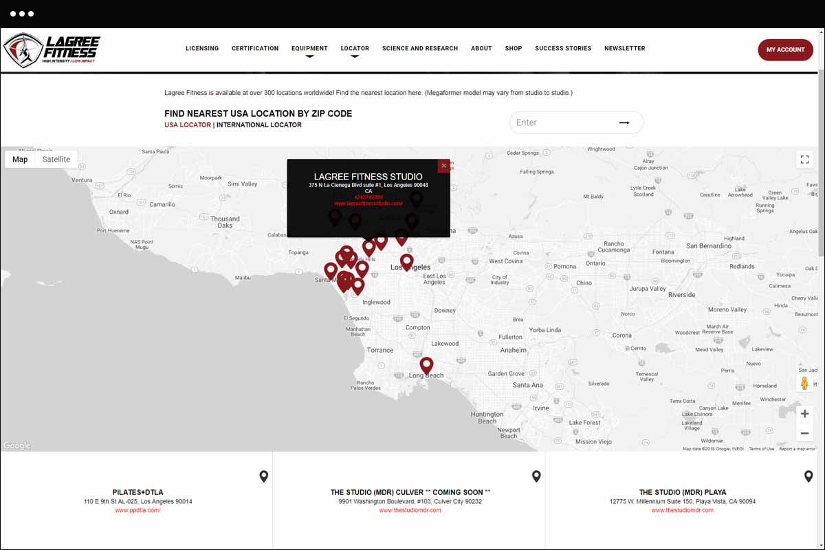 USA & International Studio Locator