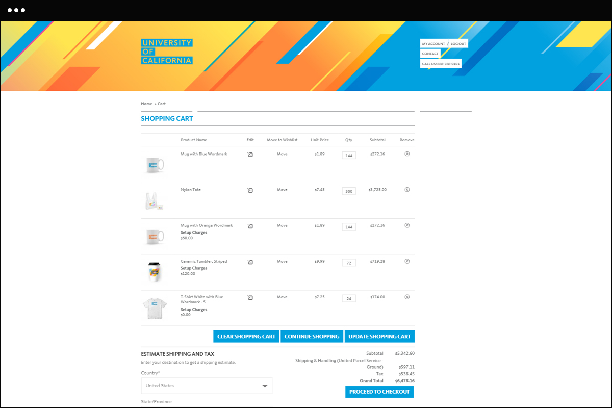 Cart Page Design