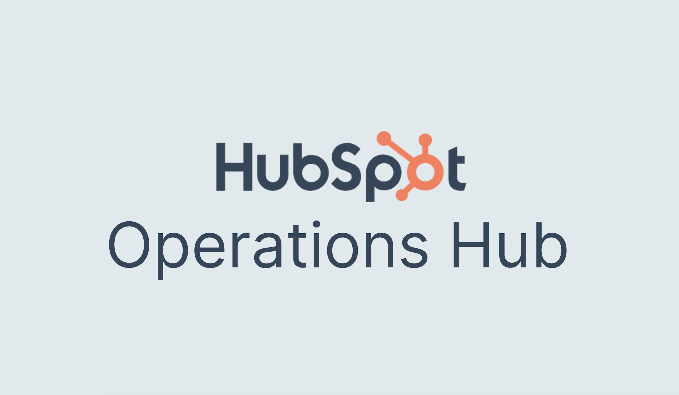 Hubspot Operations Hub