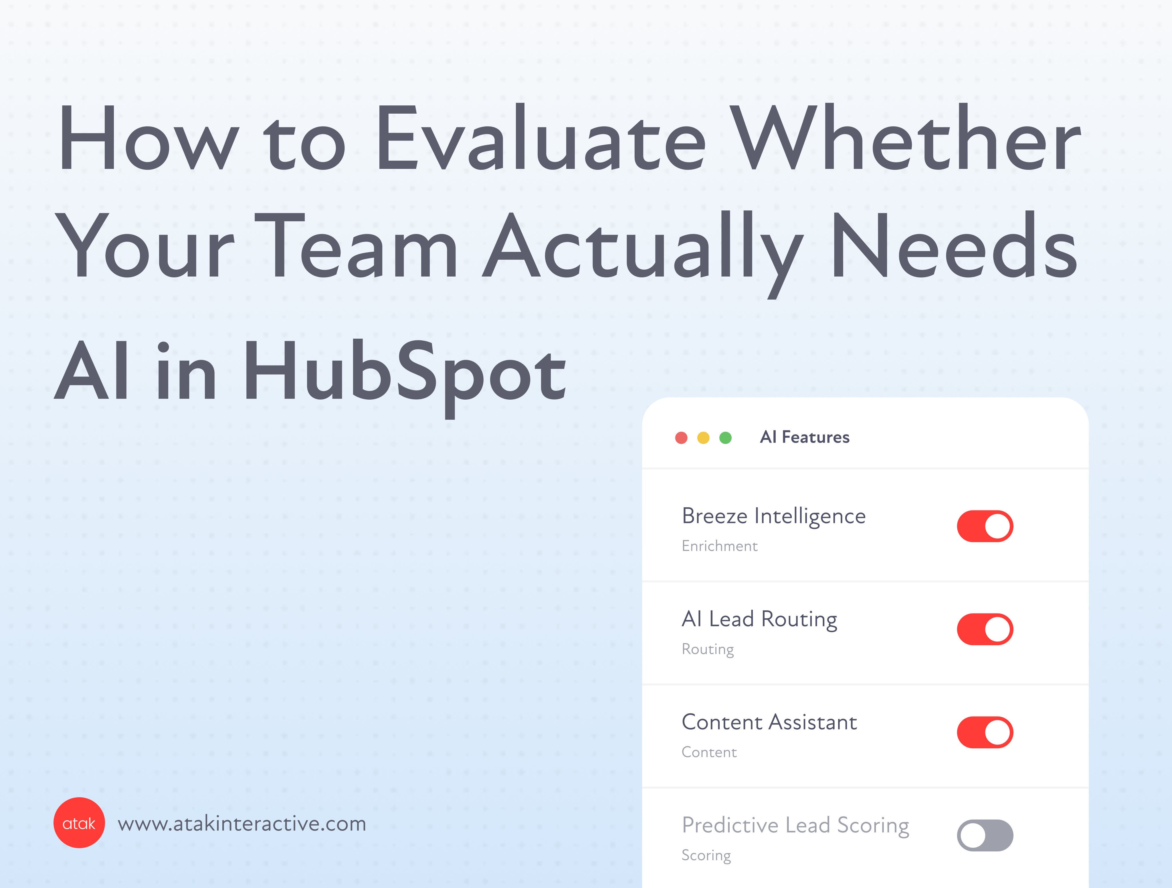 AI in HubSpot